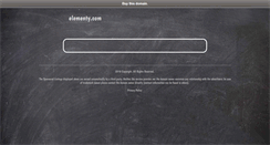 Desktop Screenshot of elementy.com